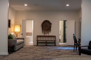 Lyxsvit - uteplats - utsikt mot trädgården | Interiör