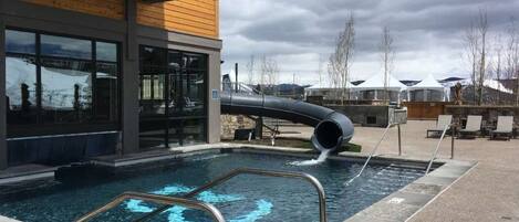 Indoor pool, outdoor pool