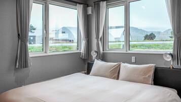 Iron/ironing board, free cots/infant beds, free WiFi, bed sheets