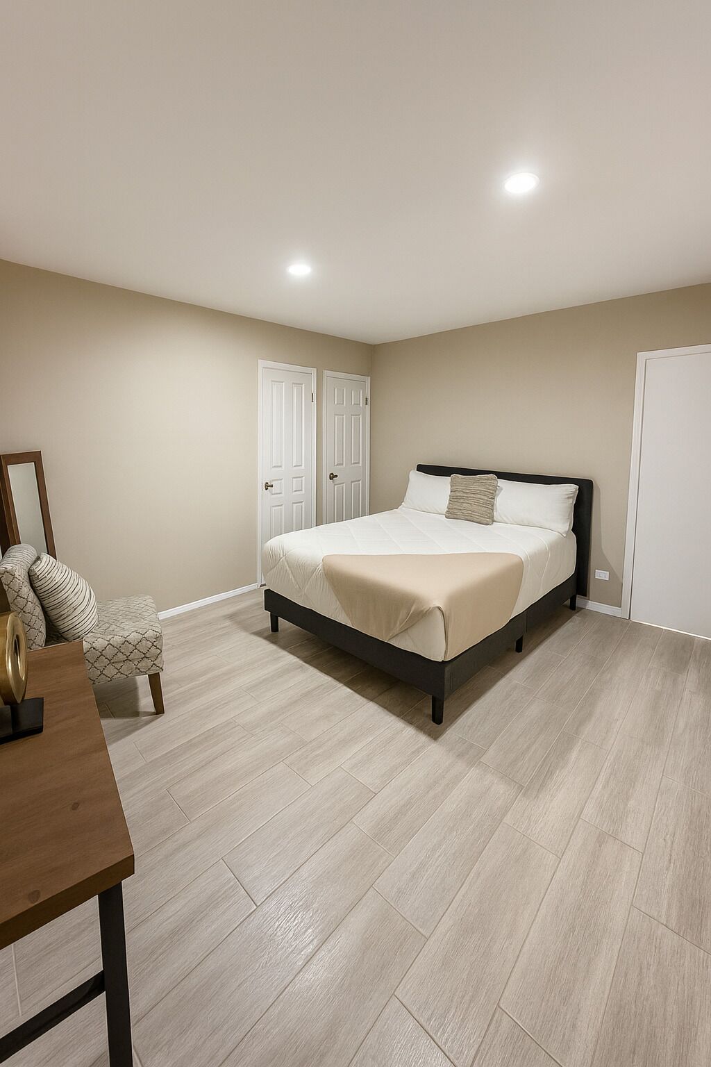 华丽别墅, 城市景观 | 高档床上用品、羽绒被、记忆海绵床垫、迷你吧