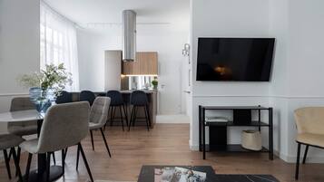 Comfort-Apartment, 2 Schlafzimmer, Nichtraucher, Klimaanlage | Wohnbereich