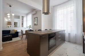 Apartamento Confort, 2 habitaciones, no fumadores, Aire acondicionado | Cocina privada | Cafetera o tetera