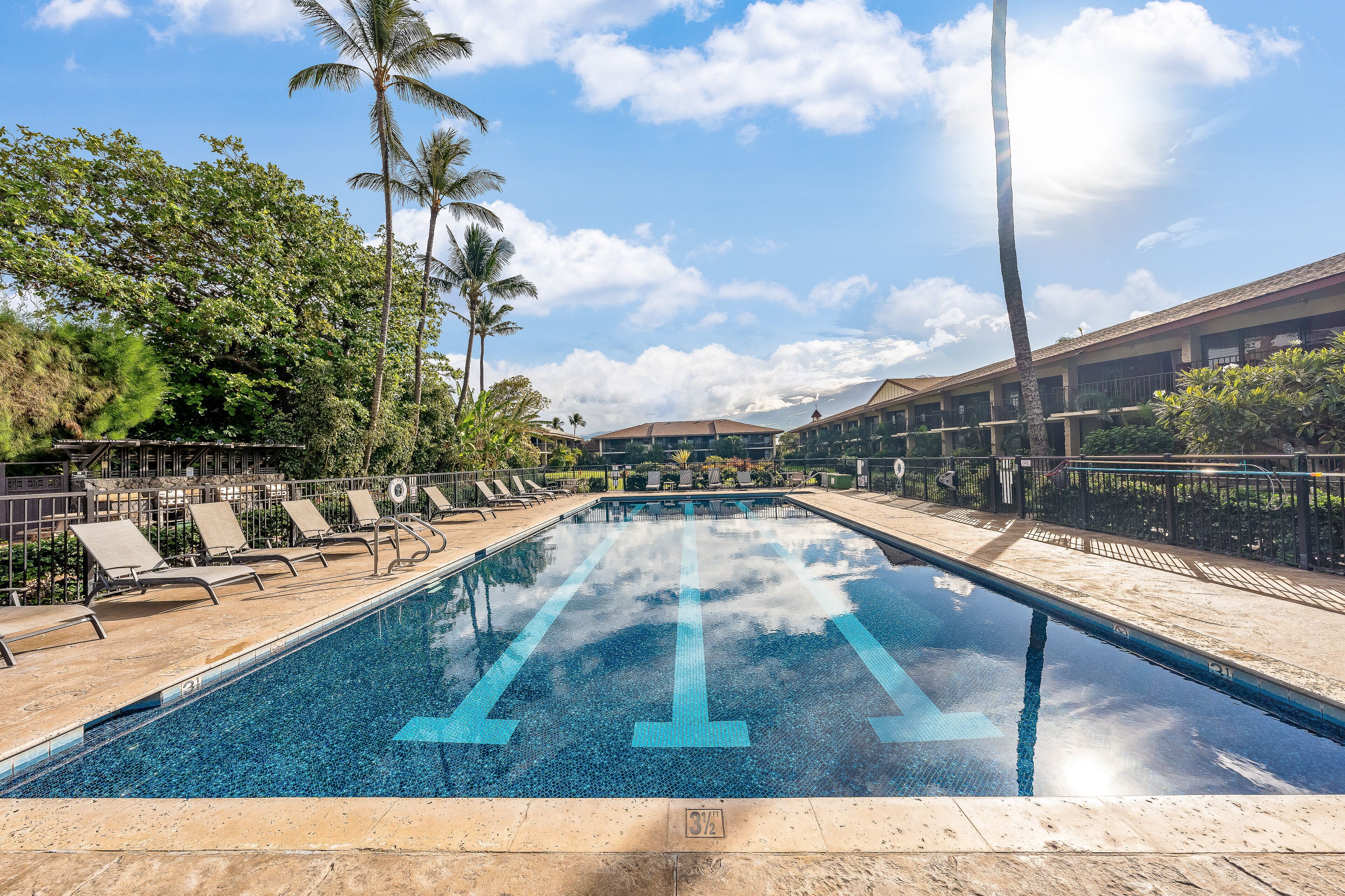 Et oppvarmet basseng