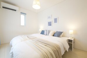 Blackout curtains, iron/ironing board, free WiFi