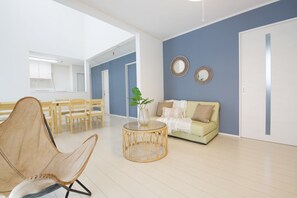 Apartment | Verdunkelungsvorhänge, Bügeleisen/Bügelbrett, kostenloses WLAN