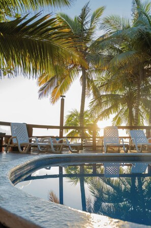 Pool - West Bay • 2 Double Beds • Pool • Porch • Shuttle (West Bay)