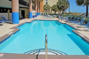 Pool - 3BR/3BA Oceanfront • Pool & Lazy River • Steps to Main Street (North Myrtle Beach)