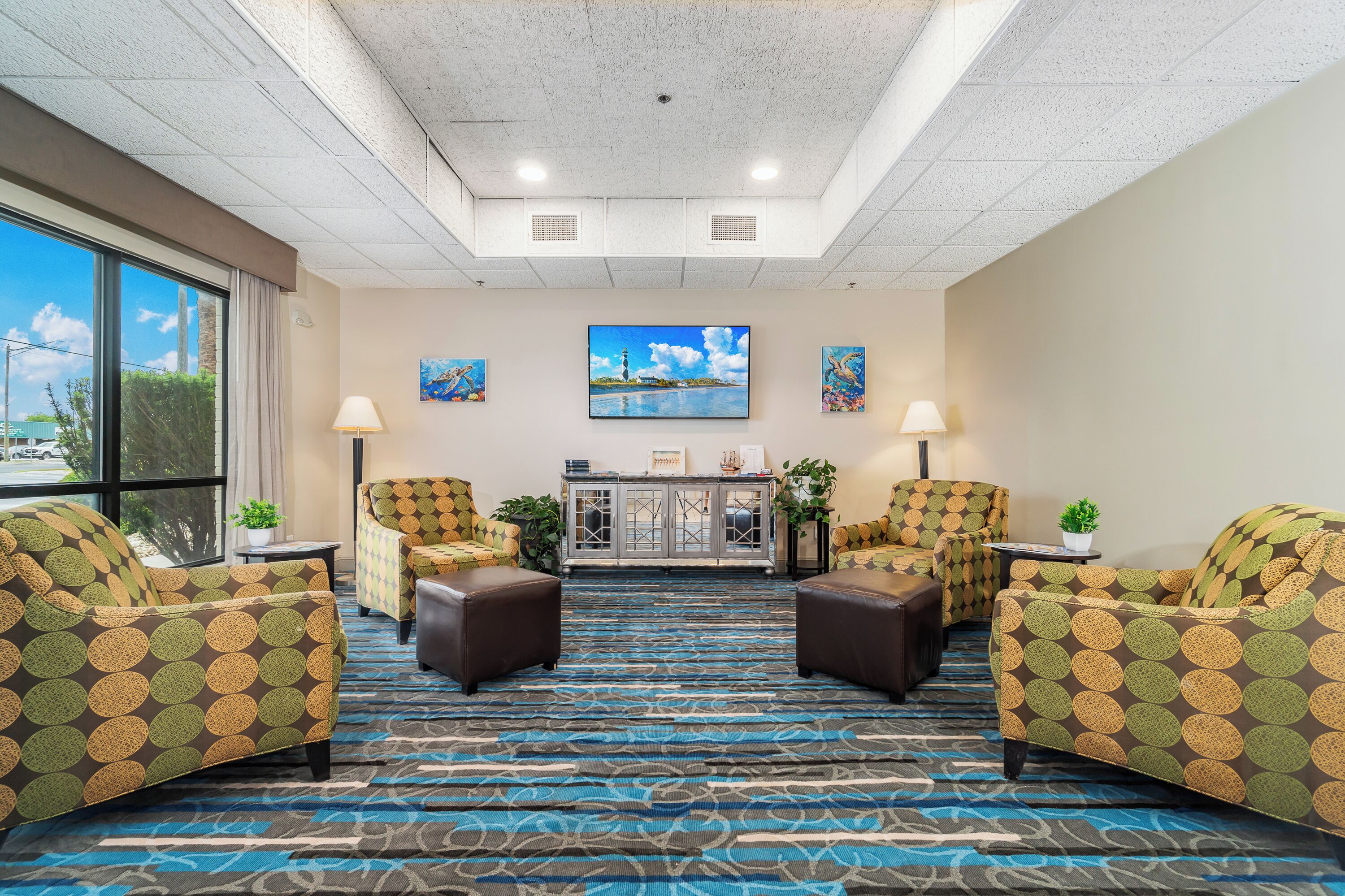 Lobby sitting area