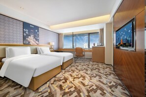 Superior-Zweibettzimmer, eigenes Bad, Stadtblick