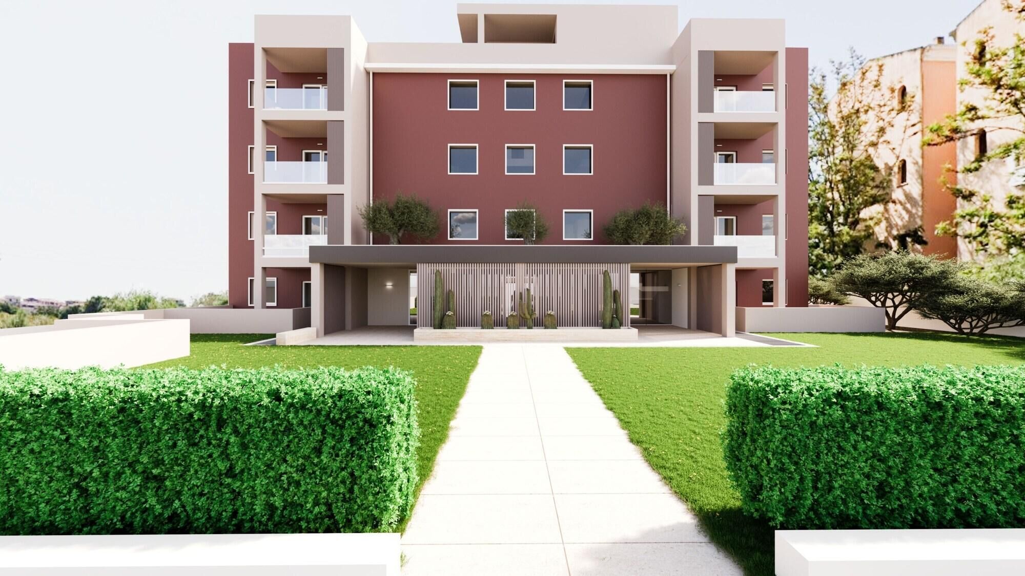 Blick von der Unterkunft