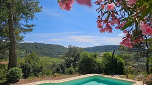 House | View from property - Inviting Holiday Home in Pierrerue (Pierrerue)