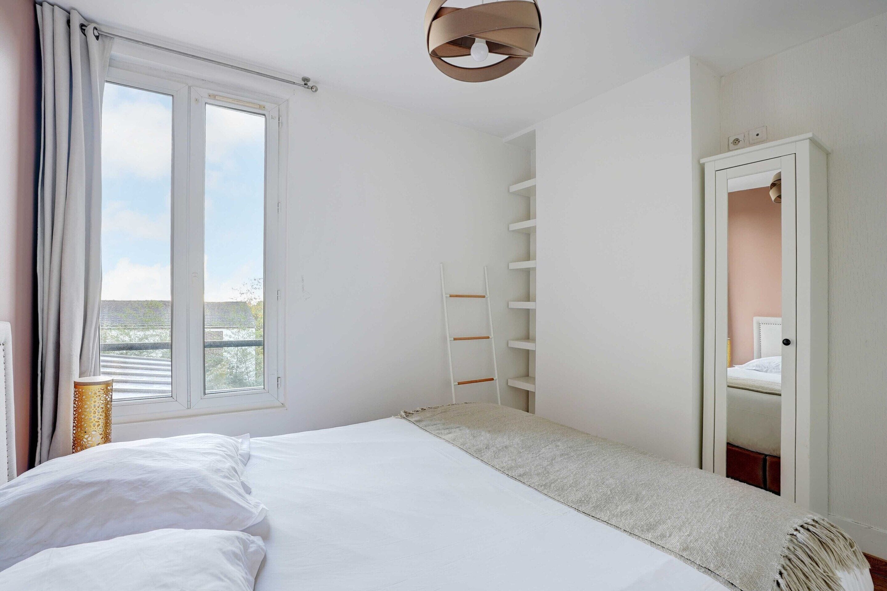 아파트 | 1 개의 침실, 노트북 작업 공간, 다리미/다리미판, 침대 시트