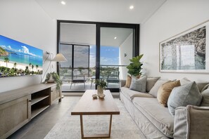 Apartment | Living area - Chic 1-bed Escape in Fremantle With Parking (Perth)