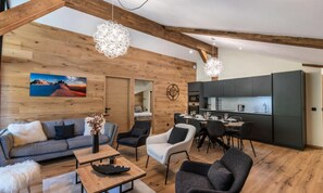 Fireplace - Penthouse Apartment (Courchevel)
