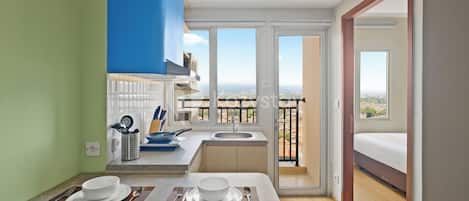 公寓, 2 間臥室, 城市景觀 | 餐廳