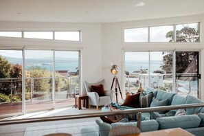 Televisión y chimenea 