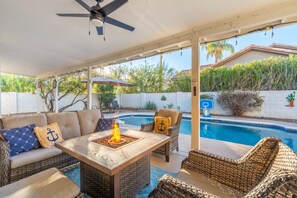 Pool - Modern Villa, Heated Pool, Large TVs, Games, Near Mayo, Golf, & Spring Training. (Scottsdale)