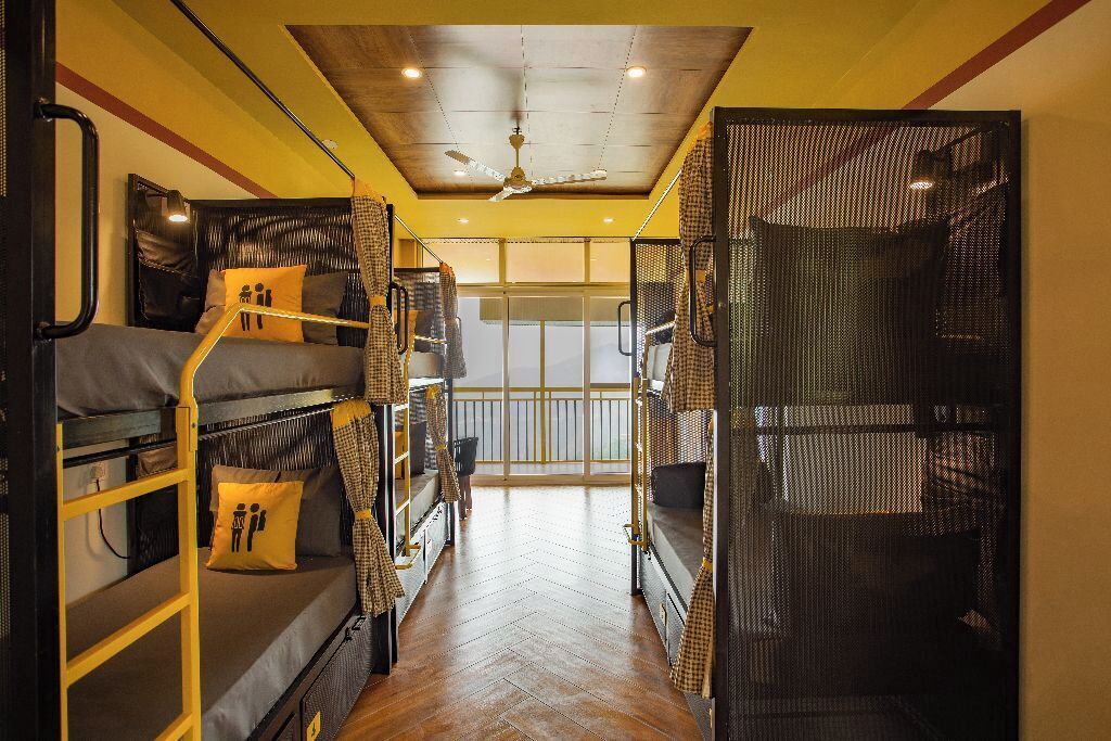 Bed in 6 Bed Female Dormitory with Balcony and Valley View | View from room