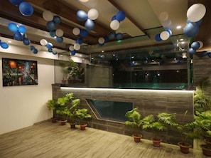 Una piscina techada