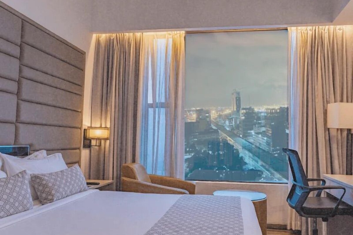 Premium bedding, down duvets, memory-foam beds, minibar
