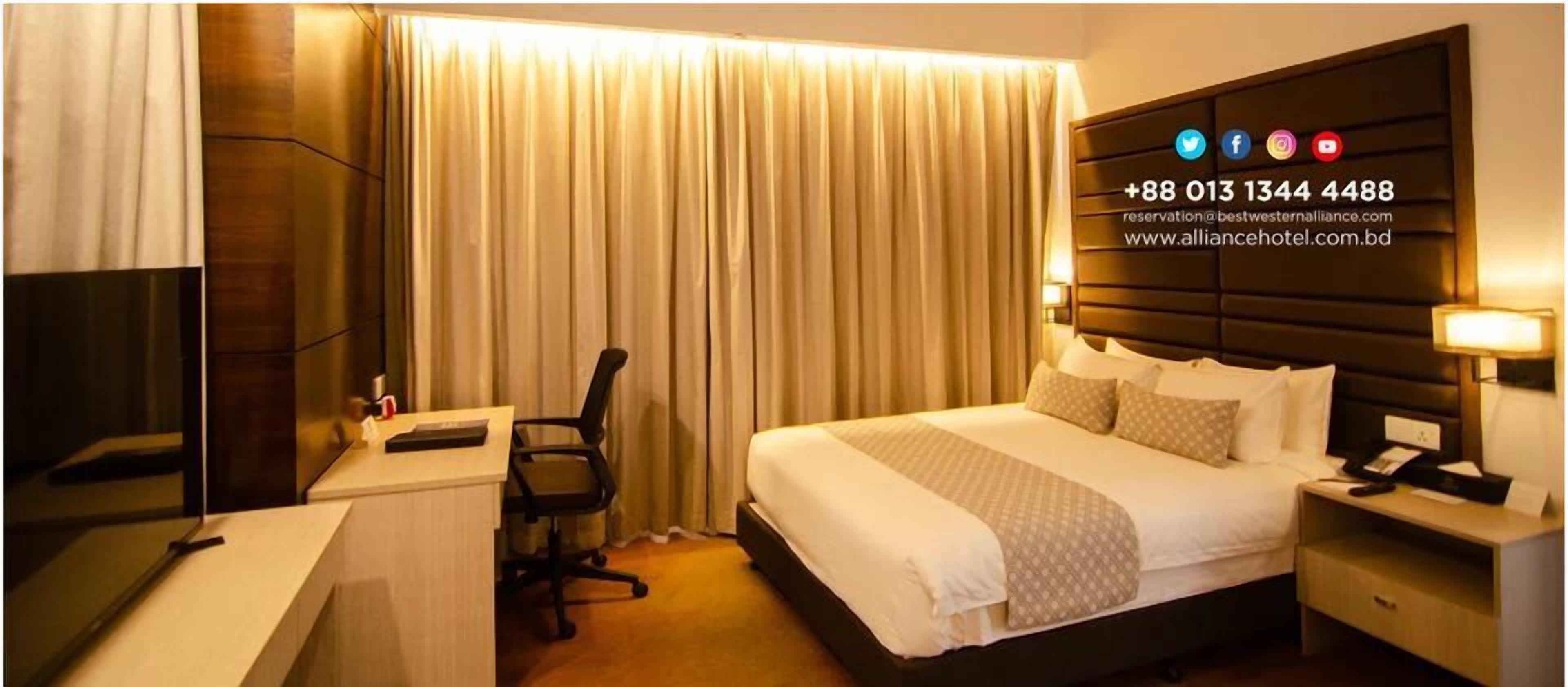 Premium bedding, down comforters, memory foam beds, minibar