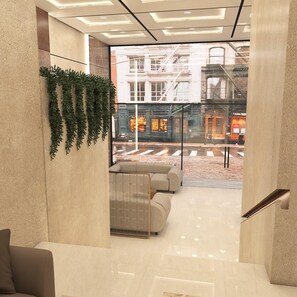Lobby sitting area