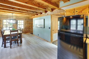 Dining - Kentucky Lake Access! Family Log Cabin w/ Deck (Murray)