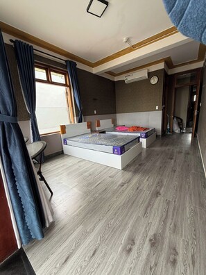 In-room safe, desk, laptop workspace, blackout drapes