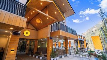 Fassade der Unterkunft