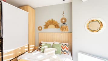 1 soverom, strykejern/-brett, wi-fi og sengetøy