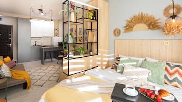 Iron/ironing board, WiFi, bed sheets