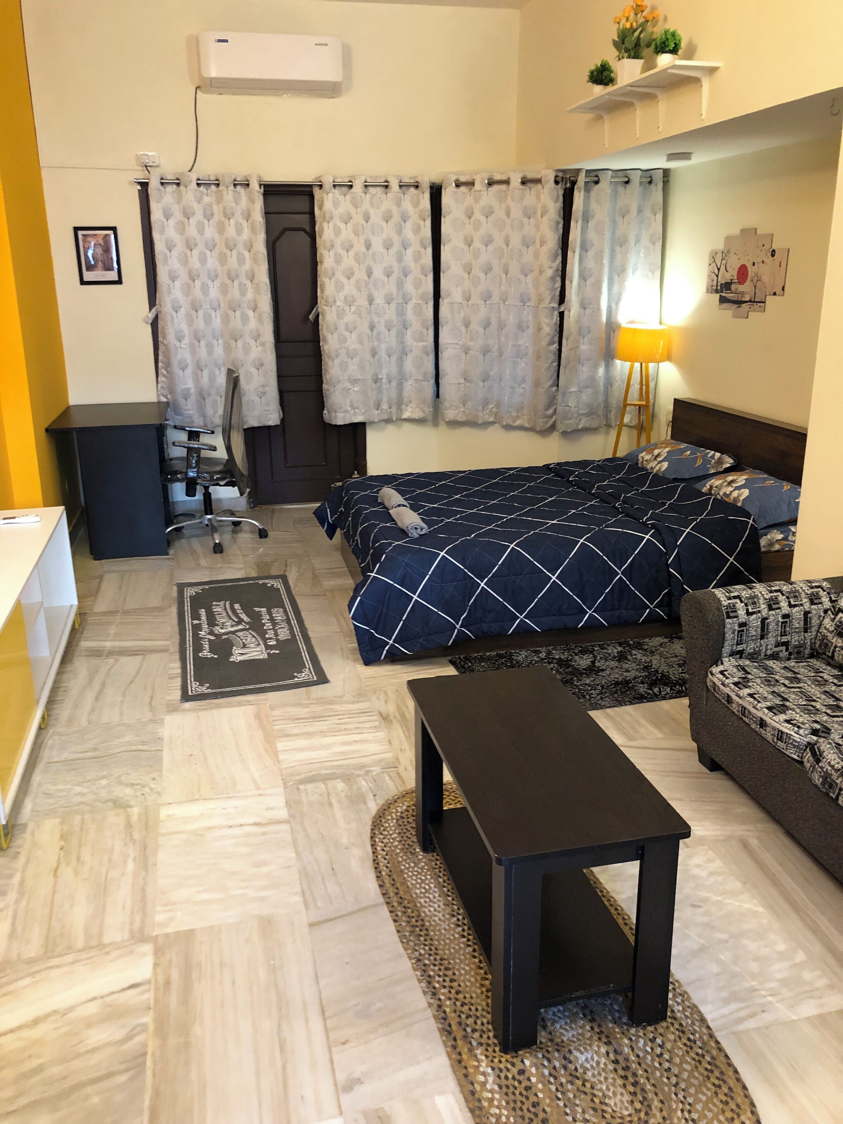 Comfort Apartment, Balcony, City View | Desk, laptop workspace, blackout drapes, free WiFi