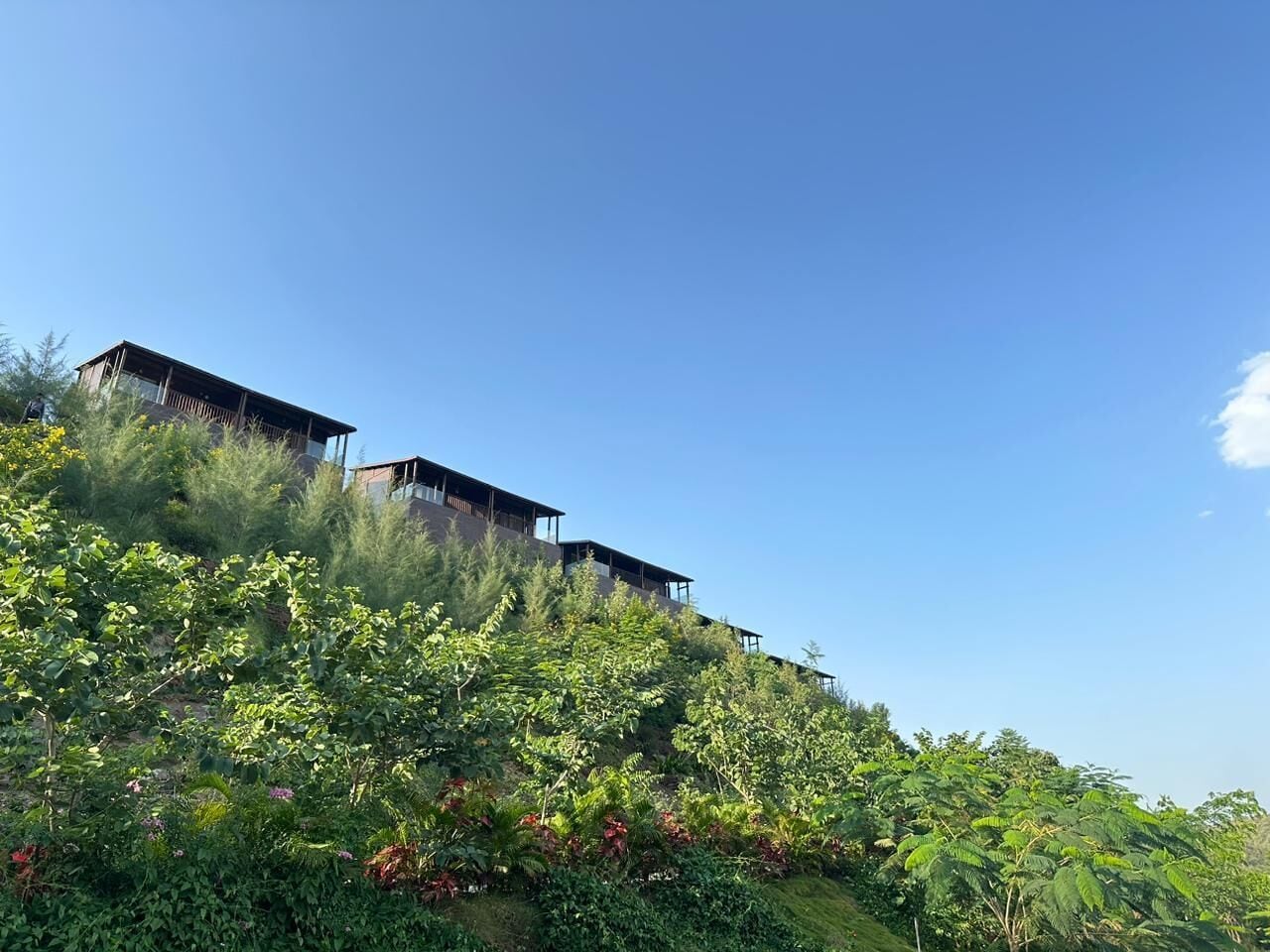 Fassade der Unterkunft