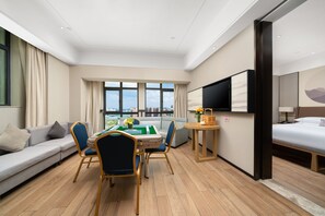 Chambre exécutive, 1 chambre, non-fumeur, vue sur la ville | Literie de qualité, couette en duvet