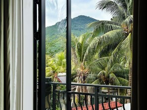 Senior Double Room, Balcony, Pool View | Balcony