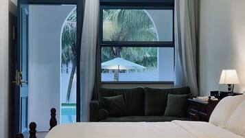 Business Twin Room, Pool View | View from room