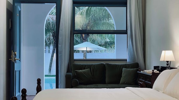 Business Twin Room, Pool View | View from room - Wanning 911 Surf Club (Wanning)