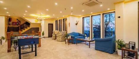 Sala de estar en el lobby