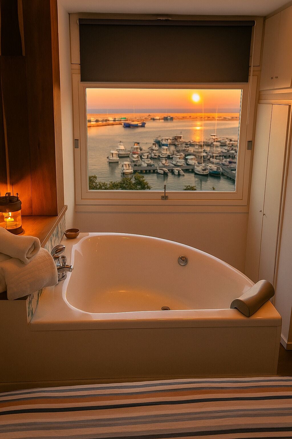 Sviitti, merinäköala | Pimennysverhot, silitysrauta/-lauta