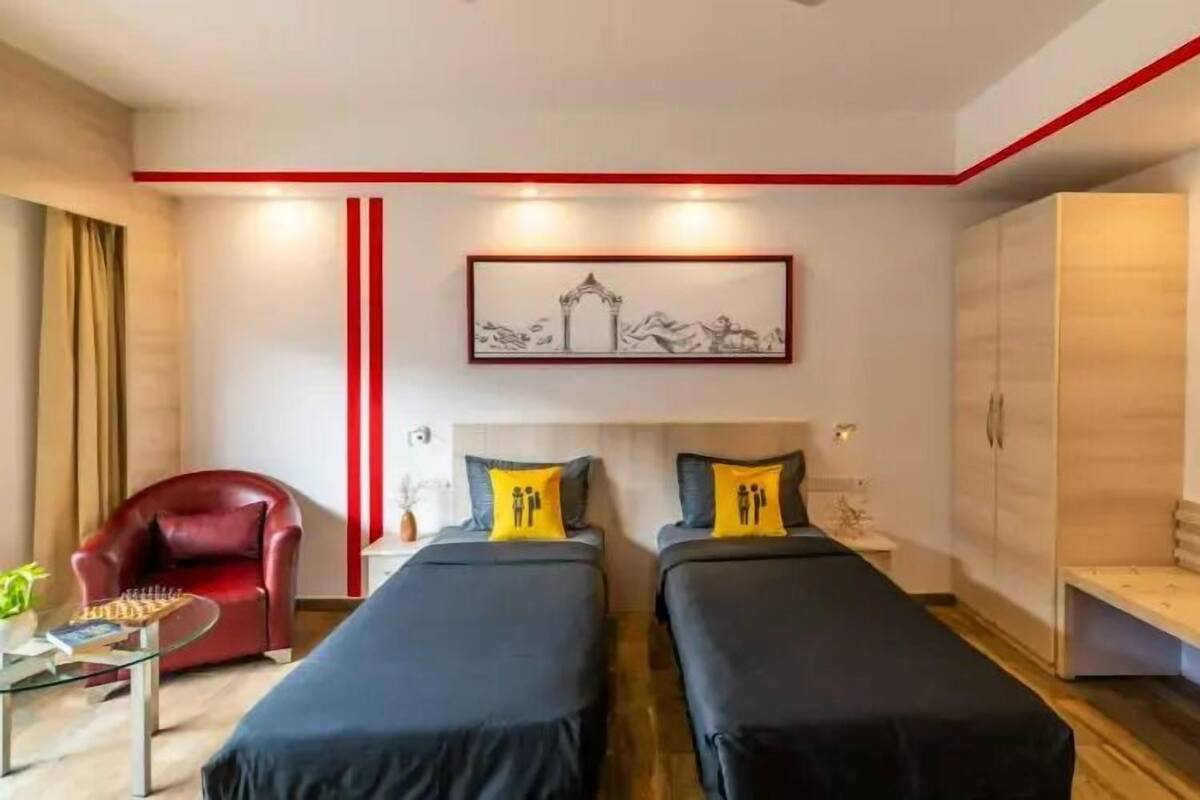 Phòng 2 giường đơn Premium, quang cảnh thung lũng | Truy cập Internet không dây miễn phí, bộ trải giường