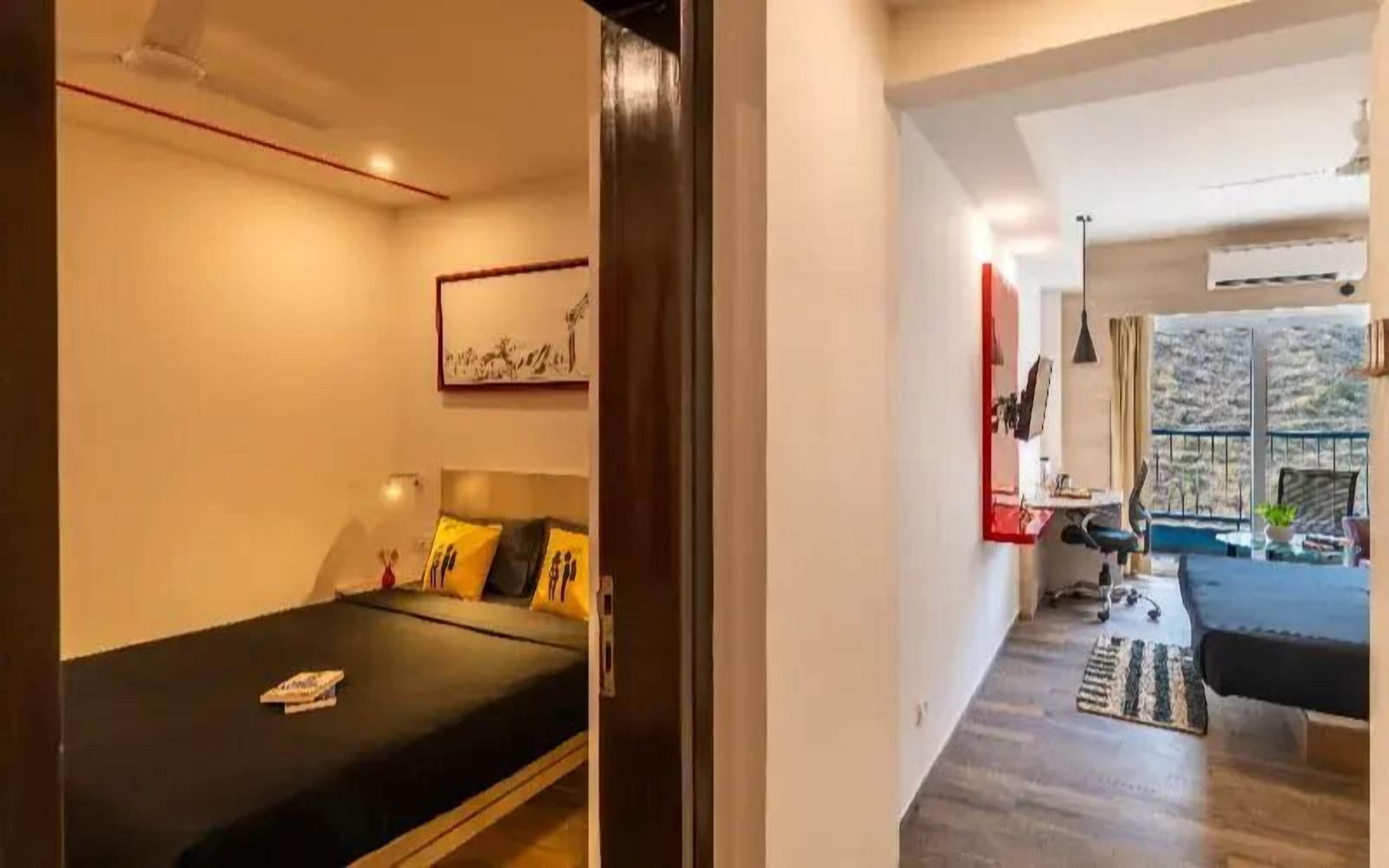 Firemannsrom – premium, dalutsikt | Wi-fi (inkludert) og sengetøy