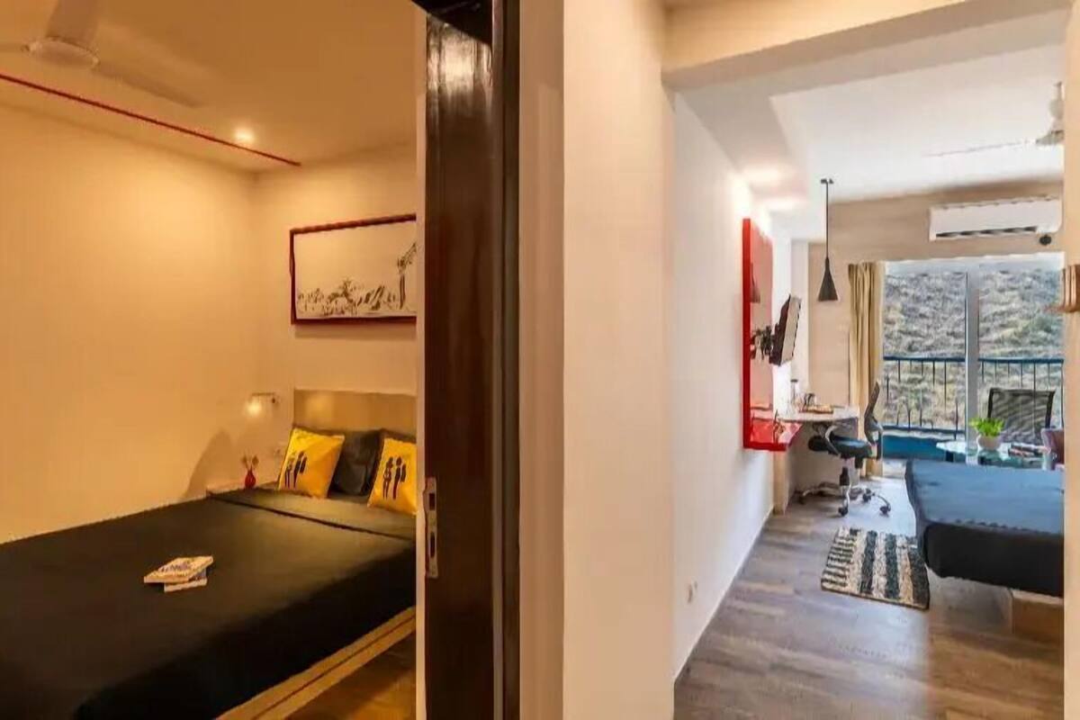 Premium vierpersoonskamer, uitzicht op vallei | Gratis wifi