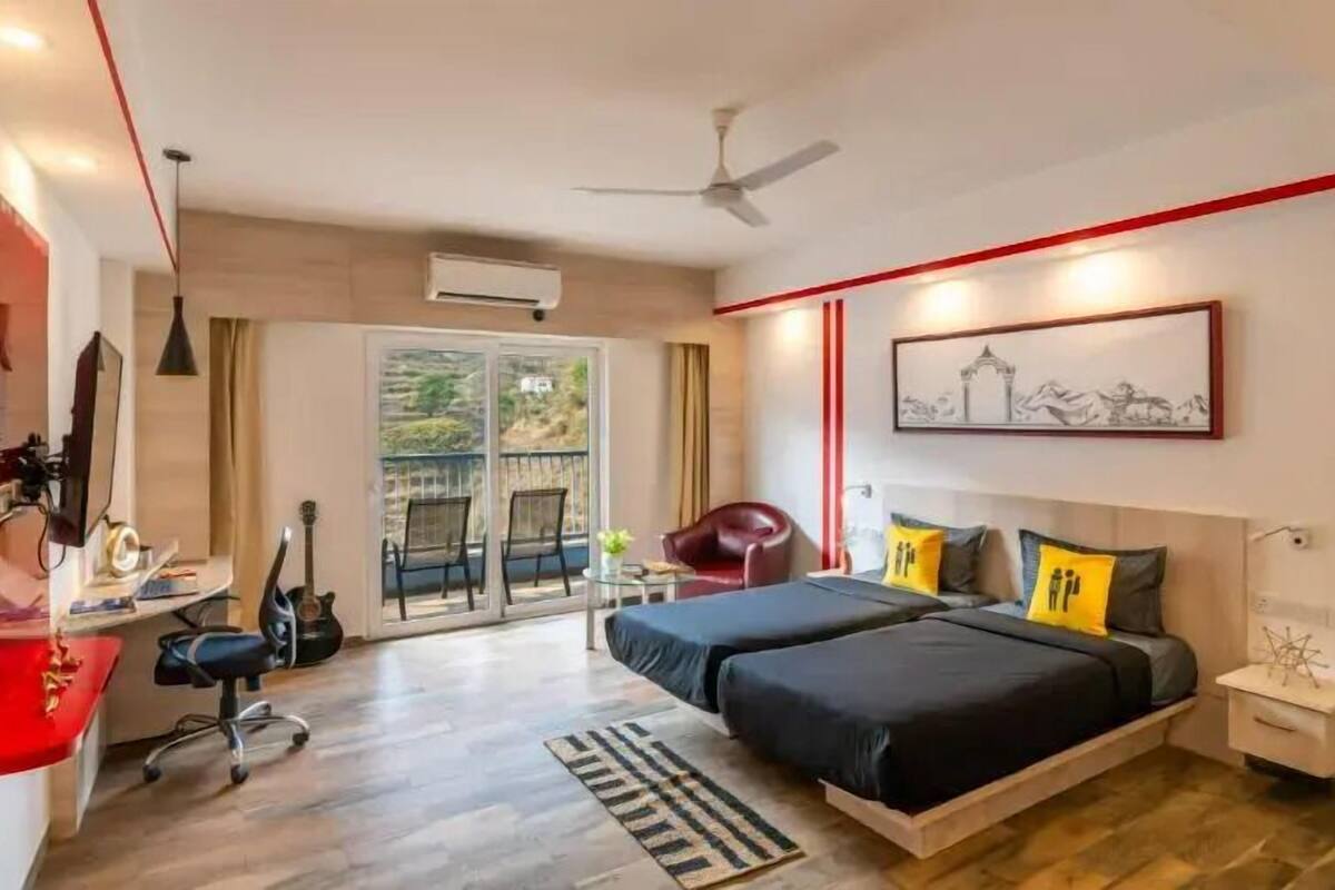 Premium Twin kamer, uitzicht op vallei | Gratis wifi