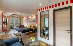 Habitación doble de lujo, vista al valle | Wifi gratis y ropa de cama 