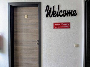 Desk, blackout curtains, free WiFi, bed sheets