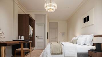 Chambre « Premier », baignoire | Coffres-forts dans les chambres, bureau, Wi-Fi gratuit, draps fournis