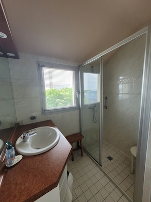 Shower, hair dryer - Exceptional sea view (Plouescat)