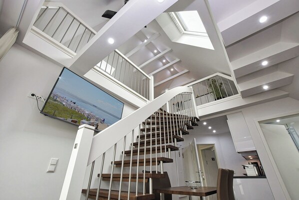 Interior - Island time apartment 6<br>Fantastic maisonette apartment and entrance to the sea time (Büsum)