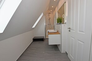 Shower, hair dryer - Island Feeling Penthouse (Büsum)