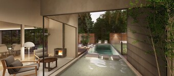 Only one pair per day, equipped with sauna and pool, "Miraculous villa surrounded by forest from 360 degrees".